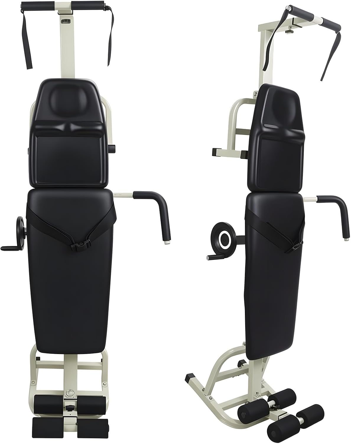 Lumbar Traction Bed,Back Decompression Devices Spine,Neck Stretcher Cervical Traction Device, Portable Body Stretching Device Equipment Full Body Tractions Machine Bed for Home