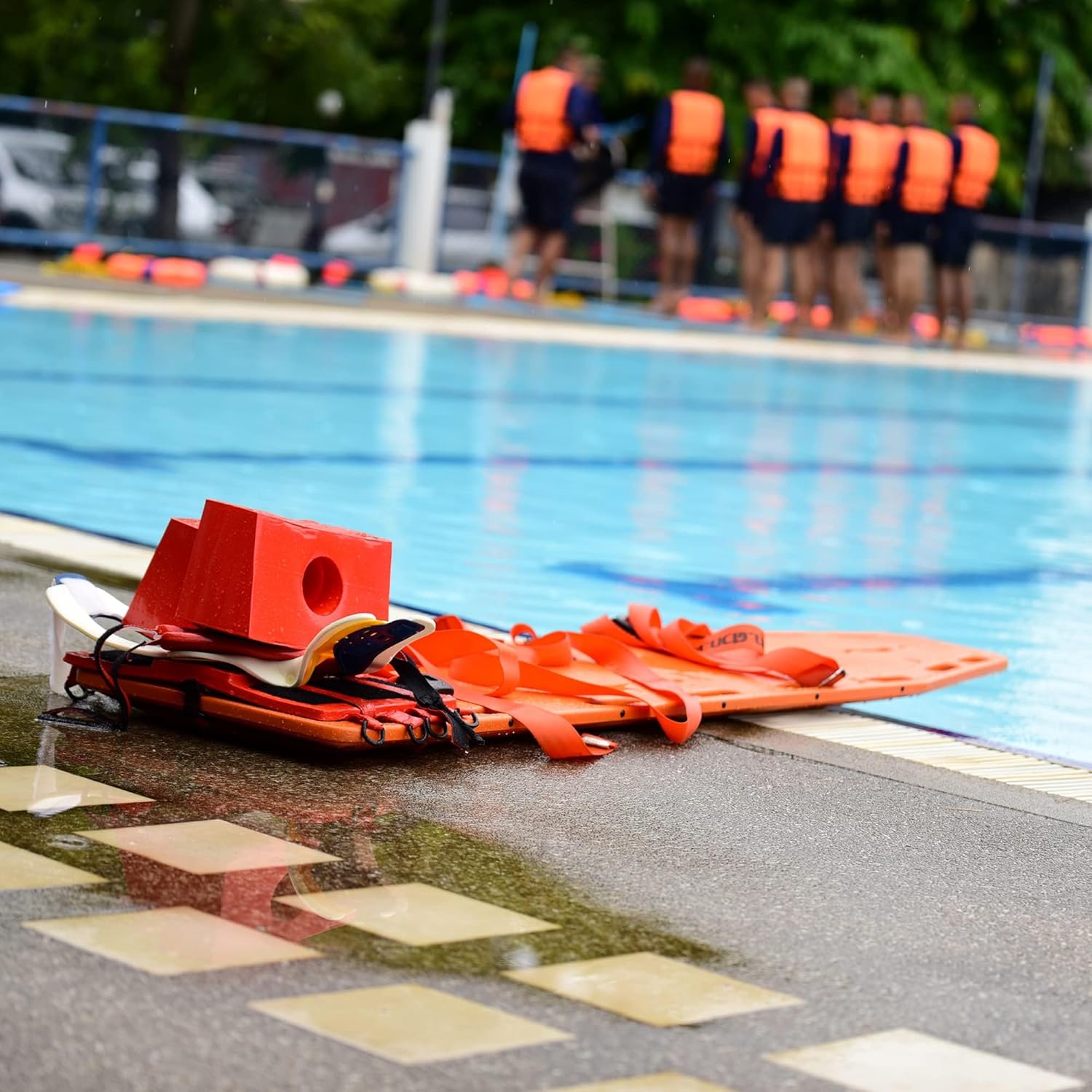 ASA Techmed Spine Board Stretcher, Patent Transfer EMT Backboard Immobilization, Base Board Yellow