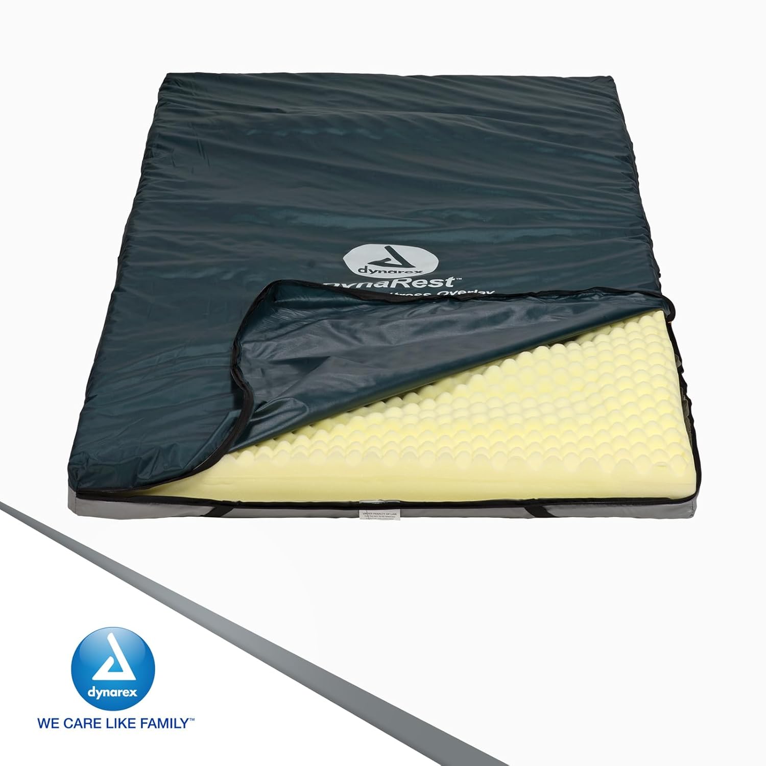 Dynarex 10433 DynaRest Gel Foam Mattress Overlay, 36