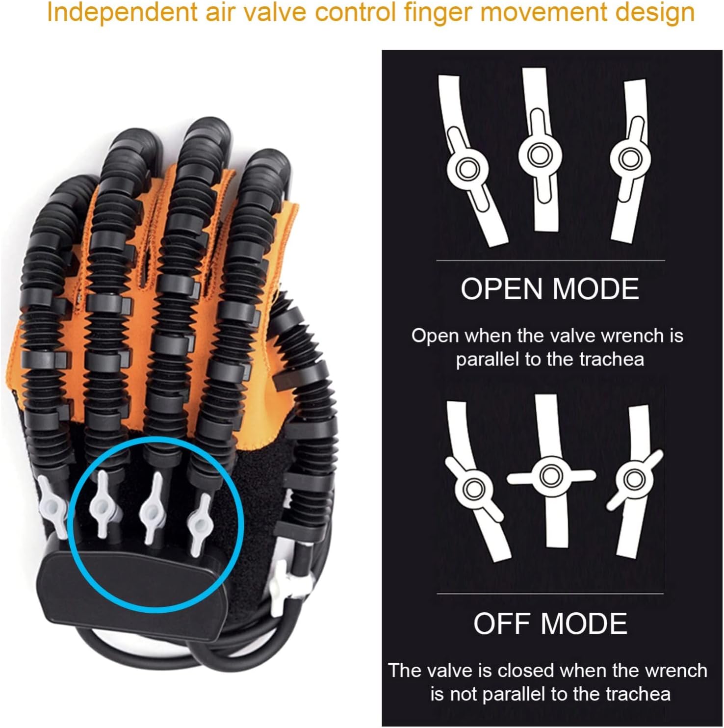 Rehabilitation Robot Gloves, Stroke Recovery Hand Glove Assistive Training Equipment Hand Function Recovery