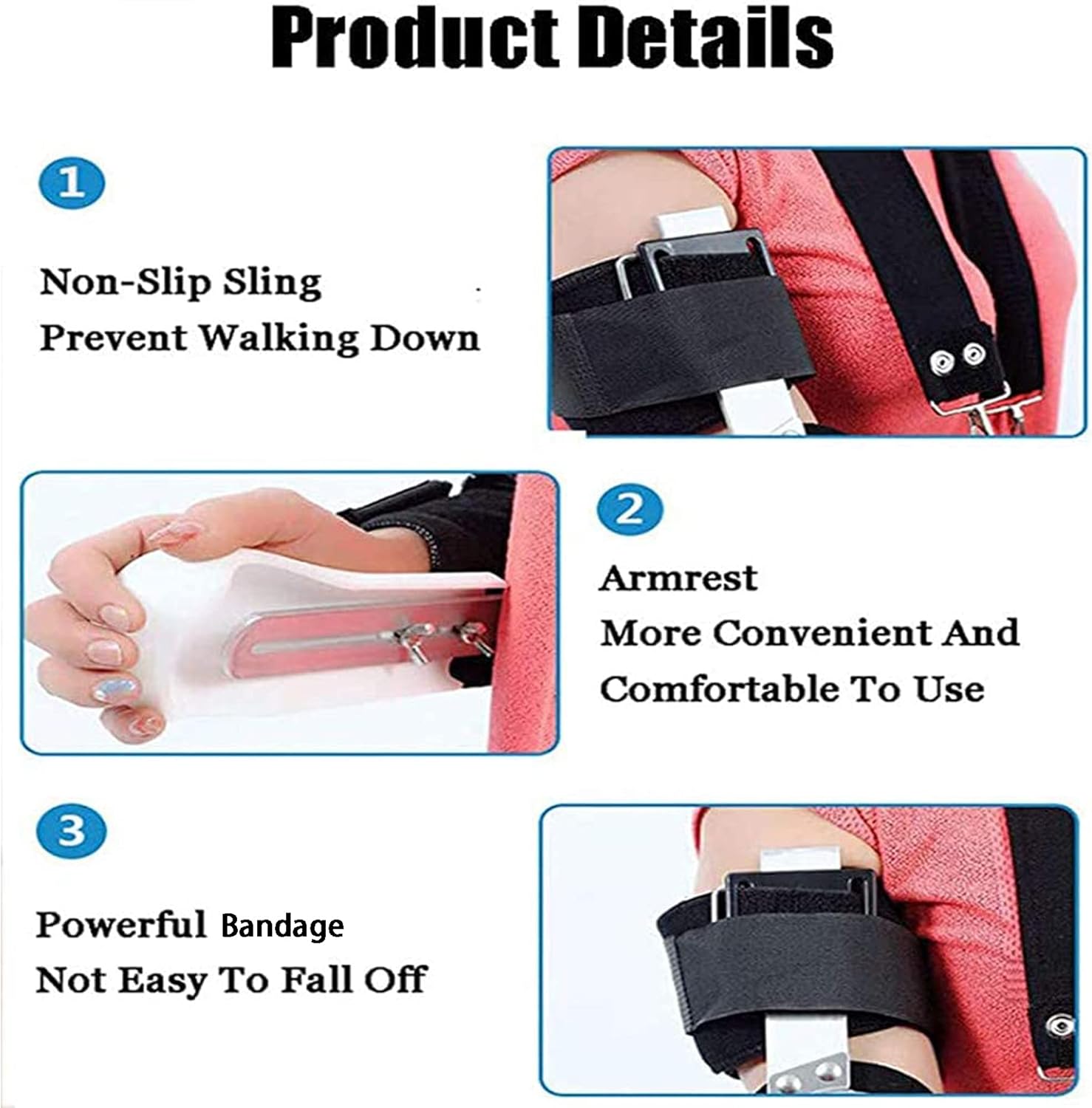 Hinged ROM Elbow Brace Surgery Injury Recovery Pain Relief Adjustable Post Op Elbow Brace Support Post Op Injury Recovery Ligament and Tendon Repairs Stabilizer Splint Arm Injury,Left