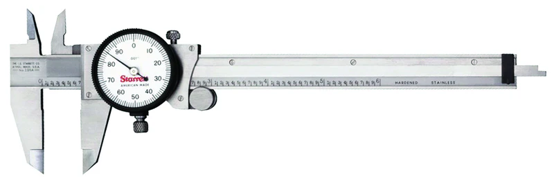 #120A-6 - 0 - 6'' Measuring Range (.001 Grad.) - Dial Caliper with Letter of Certification