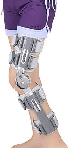 Knee Brace, Leg Braces, Knee Support, Adjustable Hinged Knee Brace, Adjustable Recovery Support for Orthopedic Rehab, Post Op, Meniscus Tear, Right, Left Leg(