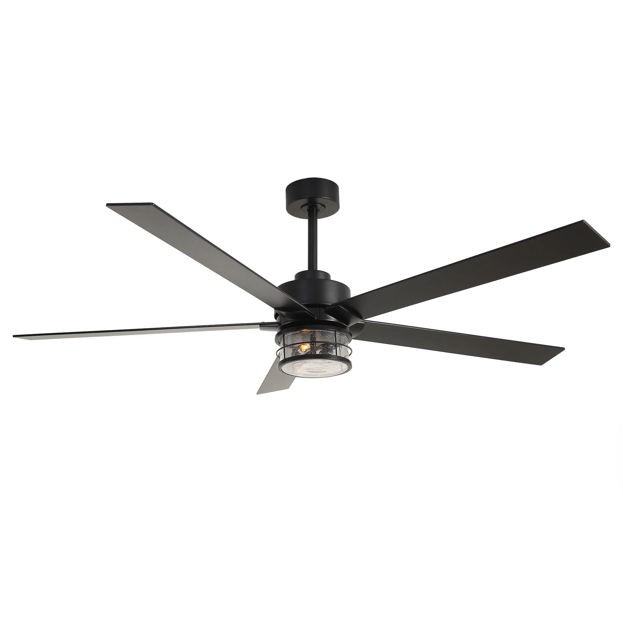 Parrot Uncle 65-Inch Modern Reversible Ceiling Fan with Lighting and Remote Control (F8250110V)