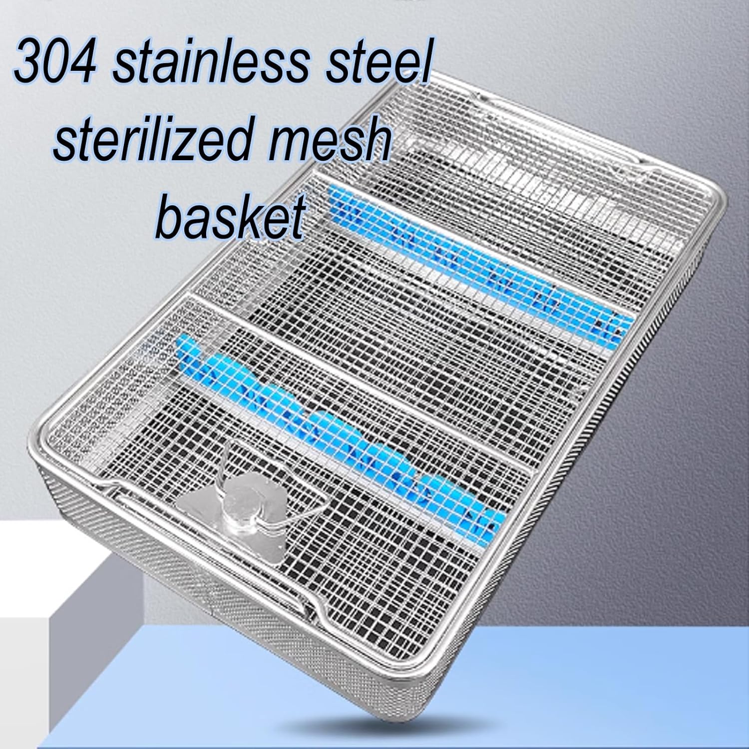 Surgical Instrument Tool Tray, Medical Tray 304 Stainless Steel, Suitable For Hospitals, Surgeries, Dental Instruments(15.7in*9.8in*2.8in)