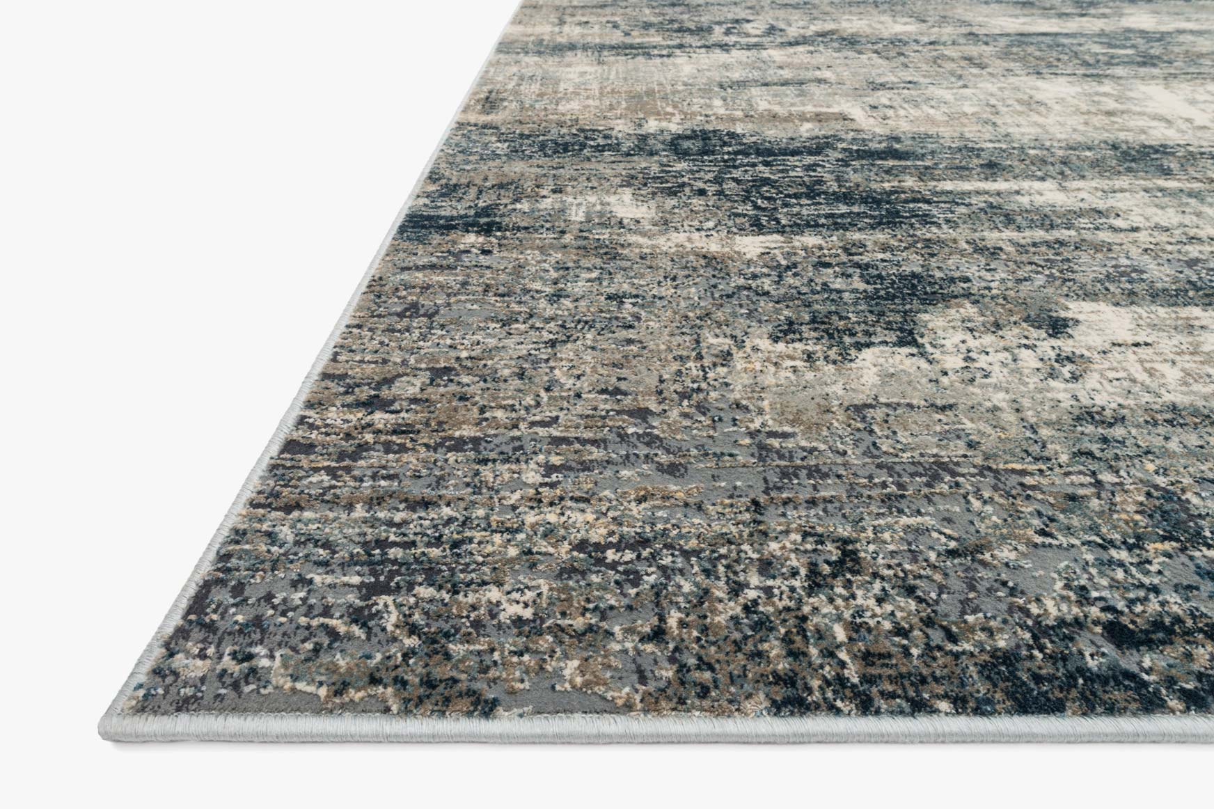 Loloi Cascade Collection - Contemporary Power Loomed Rug in Ocean & Grey (CAS-05)