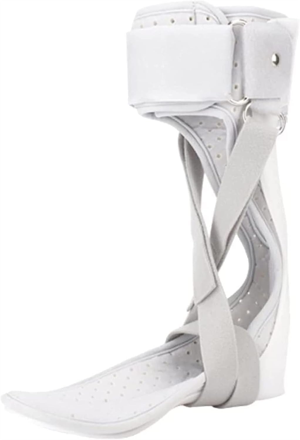 HUANGJUN Drop Foot Stabilizer, Ankle Foot Orthosis Brace Leaf Spring Splint Ankle Foot Orthosis Support, Orthosis for Stroke Hemiplegia Assist Walking, Right