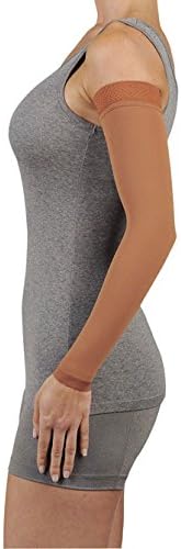 Juzo Soft 2002CG DreamSleeve 30-40mmHg w/ Silicone Top Band Model: 2002MXCG - MAX, Size: I - Extra Small, Length: L-Long, Color: Pink 43