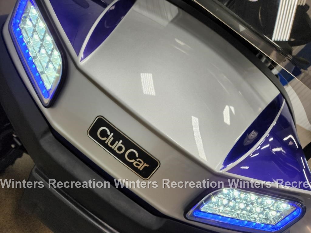 2020 Club Car Tempo Electric STREET READY Golf Cart, Burple Kandy & Razor Silver