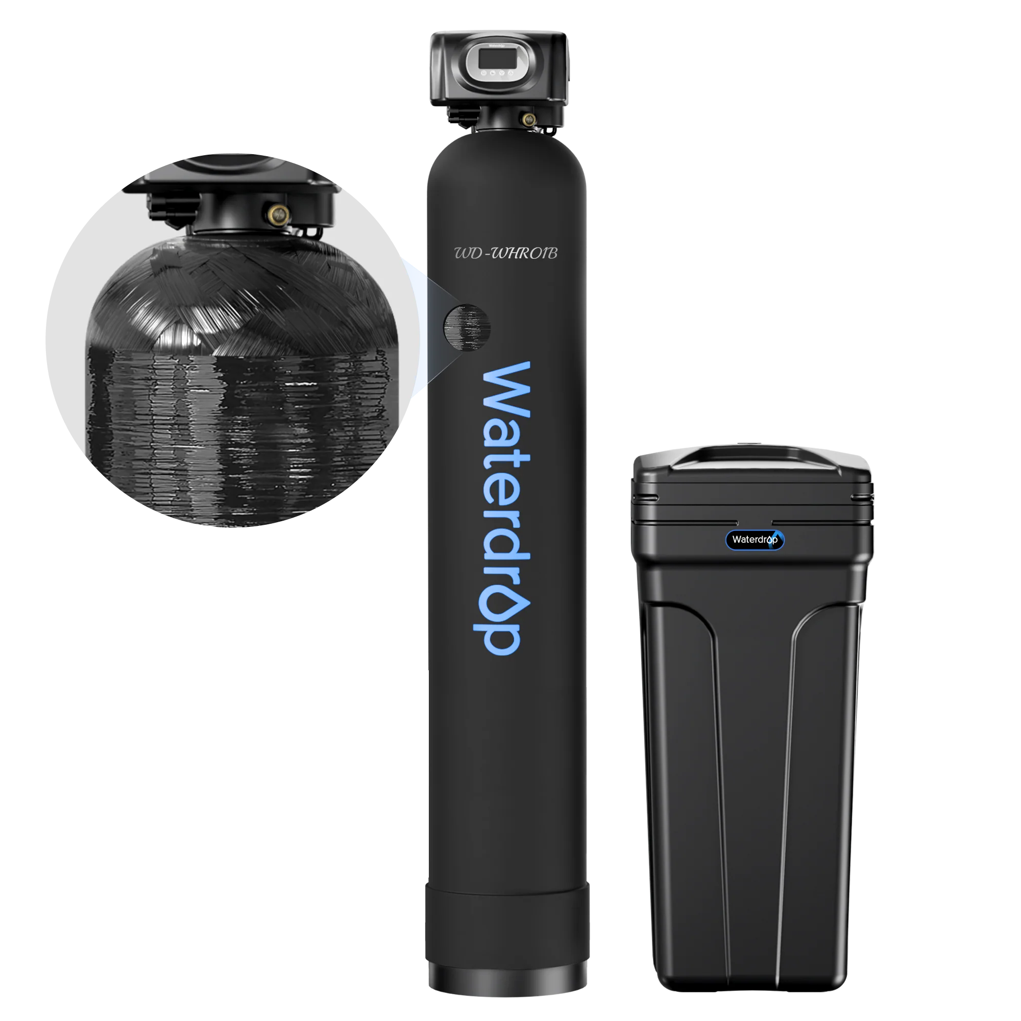 Waterdrop Water Softener System, 48000 Grains