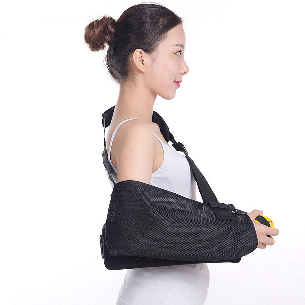 Shoulder Abduction with Pillow Adjustable Arm Sling with Armrest Cushion Pads Arm Brace Support Pain Relief