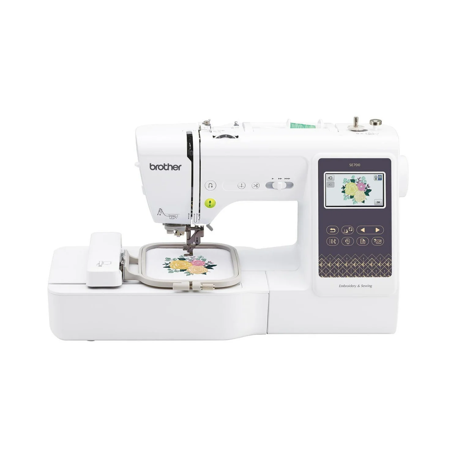 Brother SE700 Elite Computerized LCD Touchscreen Sewing and Embroidery Machine