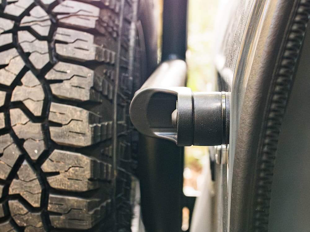 Transit Van Rear Ladder + Tire Carrier