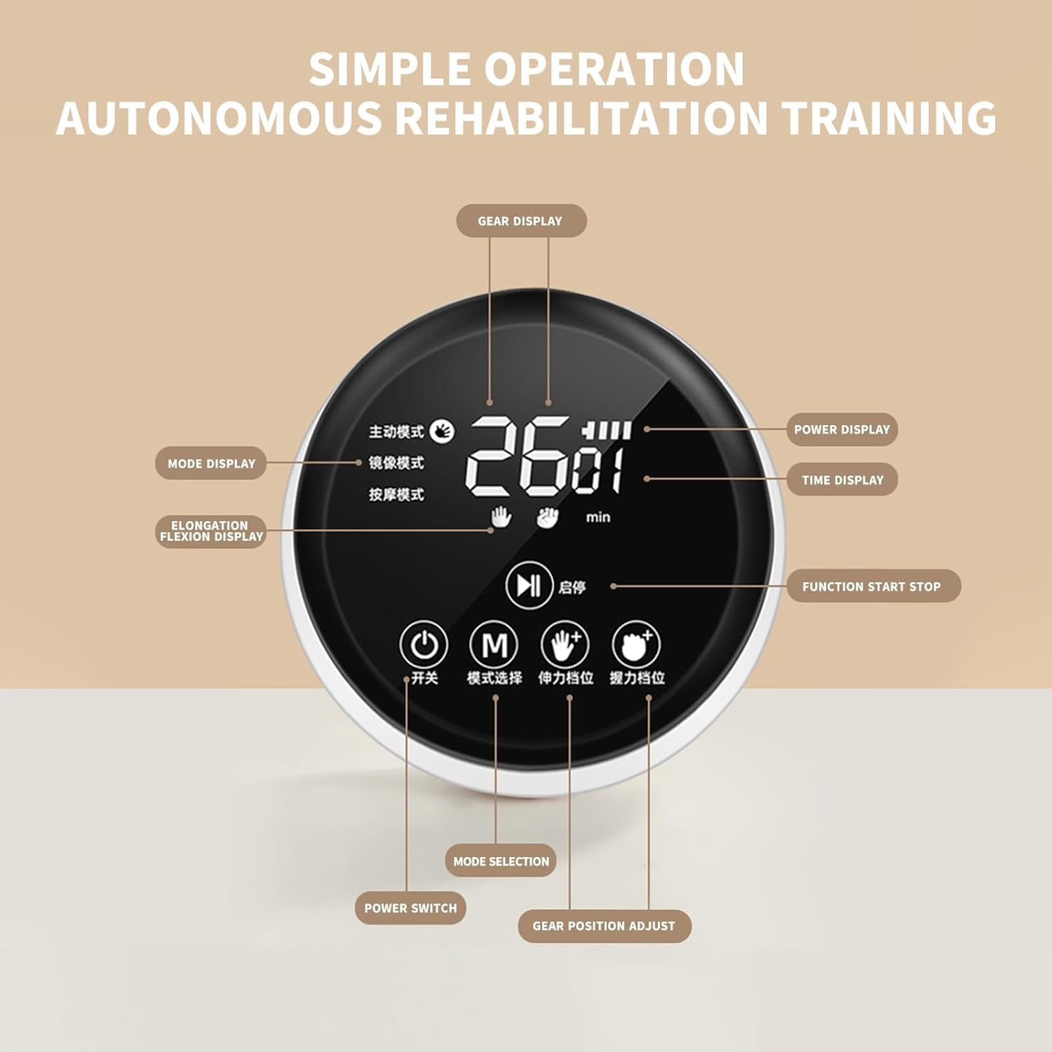 Rehabilitation robot gloves, stroke rehabilitation equipment with USB charging function, hand grinder for treatment…