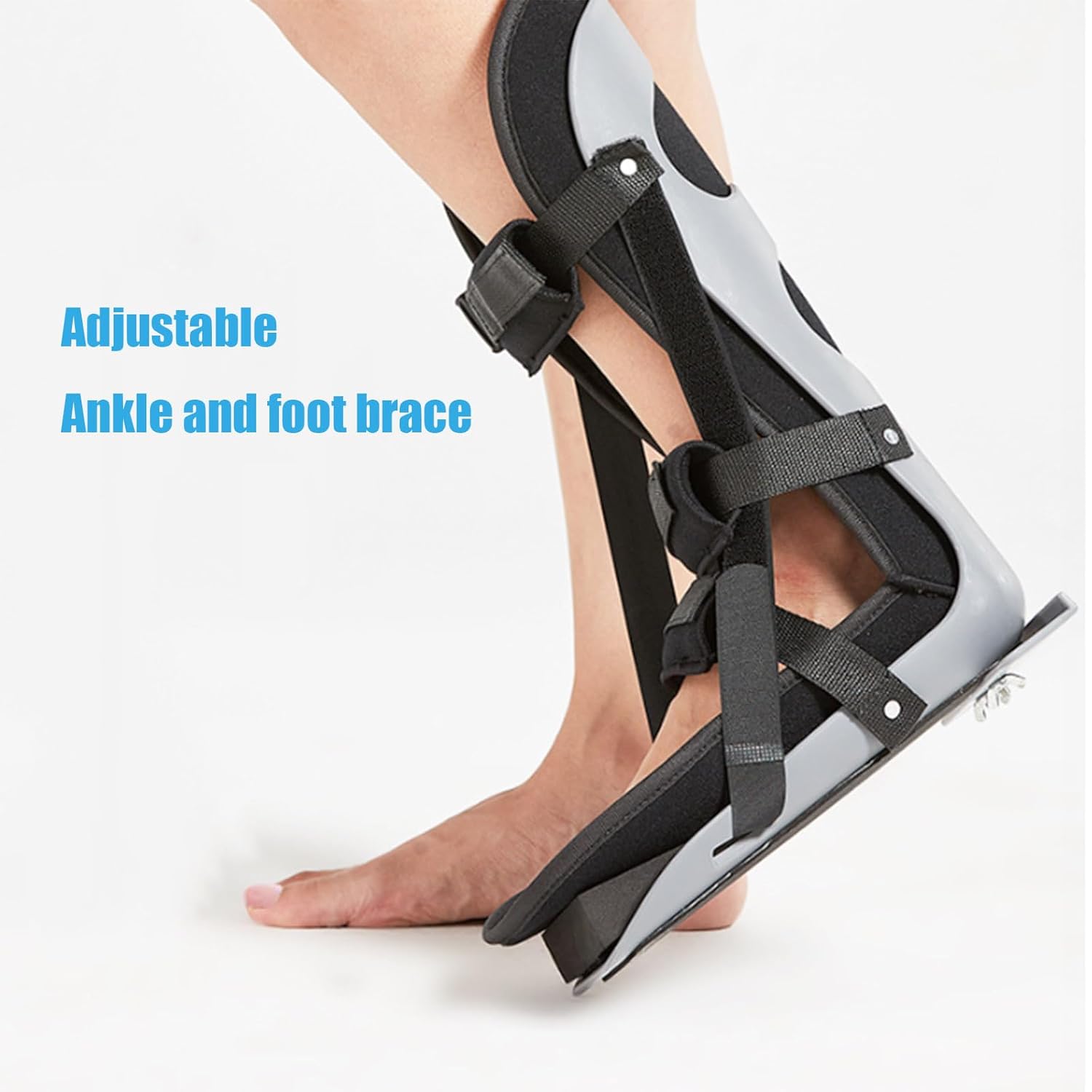 HUANGJUN Adjustable Plantar Fasciitis Night Foot Splint Achilles Tendonitis Brace for Fascia, Tendon And Postoperative Recovery for Men And Women,B,M