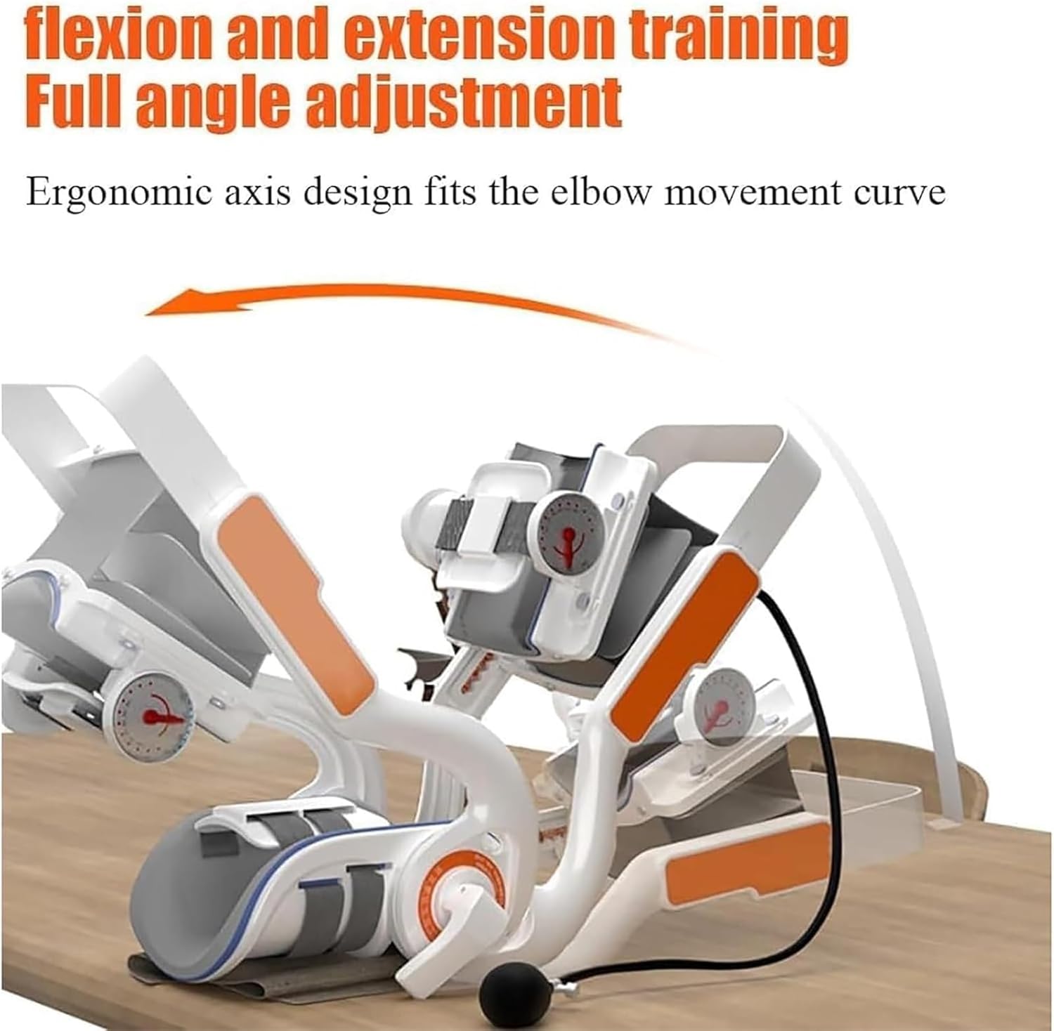 Brace Electric Elbow Joint Rehabilitation Device, Elbow Joint Stretching Trainer, Full Angle Adjustment (-15°~150°), for Wrist for Stroke Hemiplegia