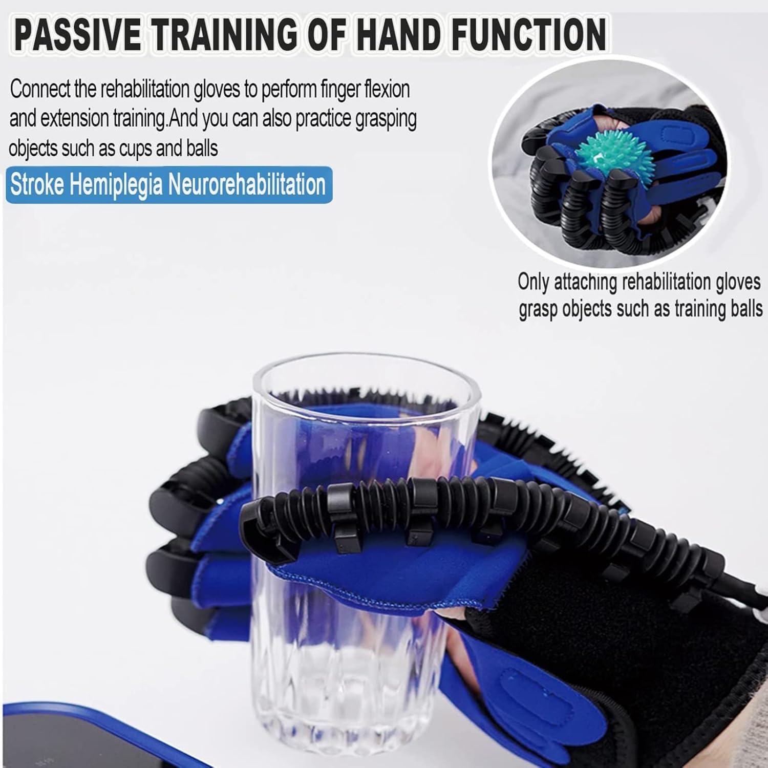 Powerful Hand Rehabilitation Robot Gloves,Hemiplegia Stroke Arthritis Rehabilitation Gloves,Finger Orthotic Training,Hand Physical Therapy Equipment