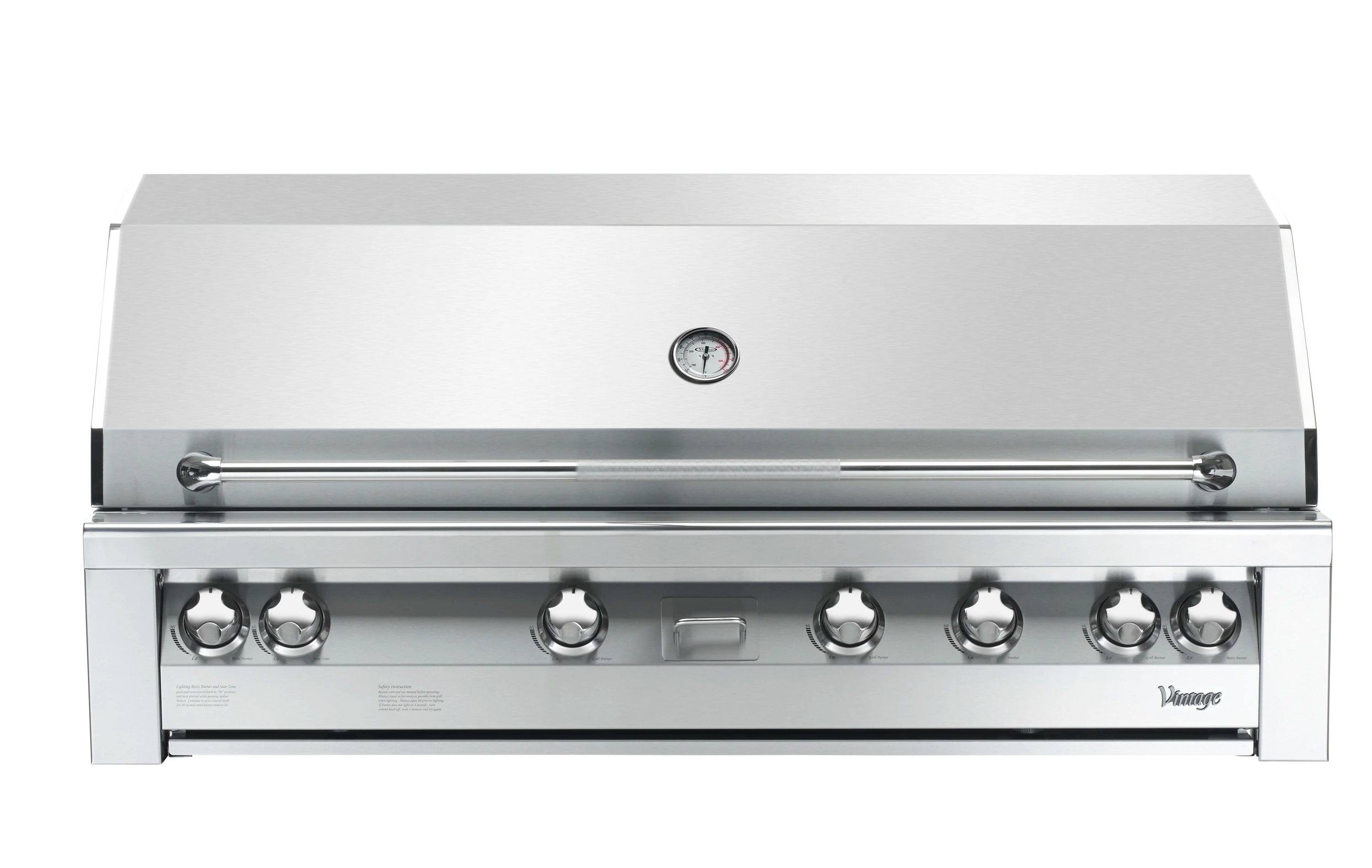 Vintage 56-Inch Built-In Liquid Propane Grill in All Stainless Steel (VBQ56G-L)