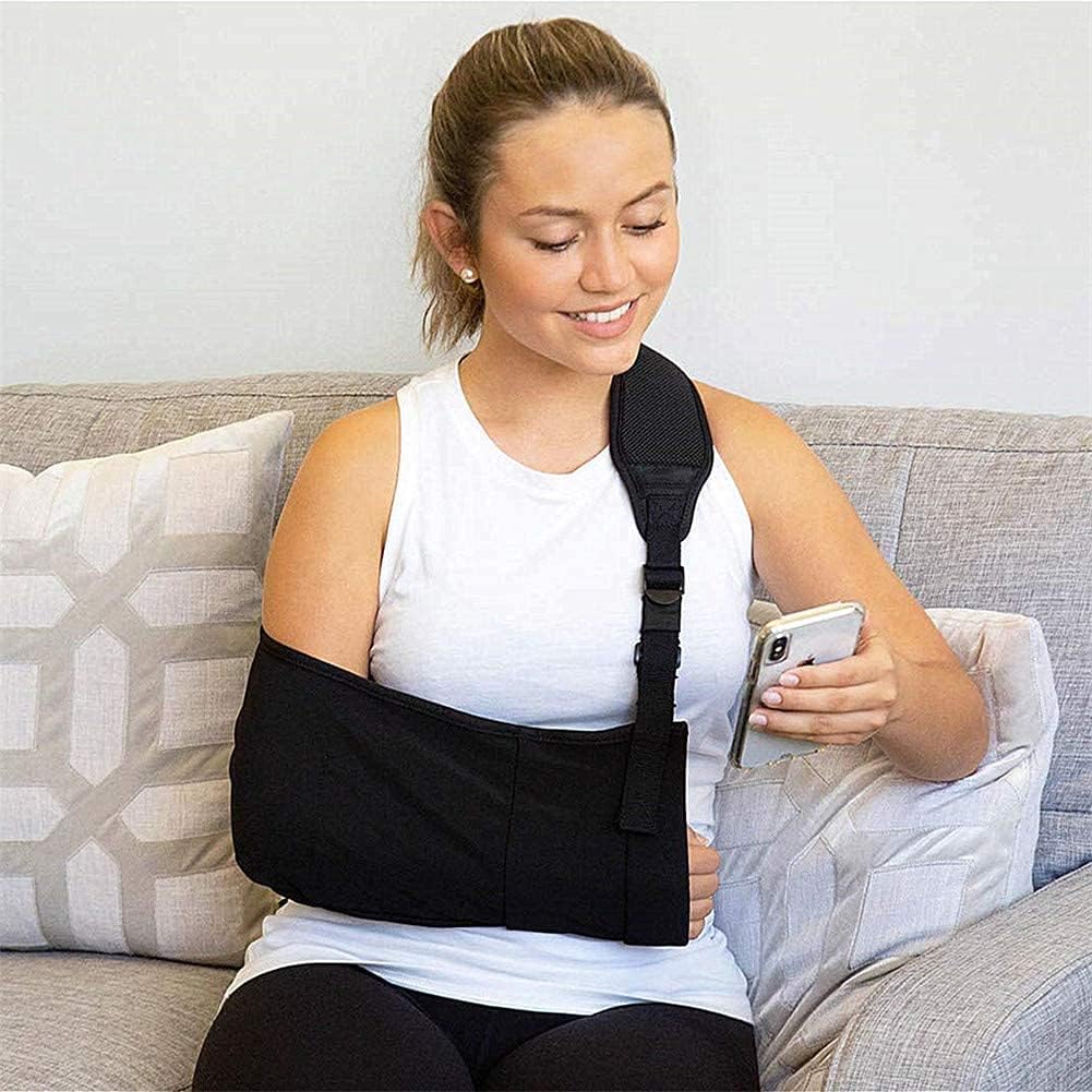 arm sling shoulder sling arm brace arm sling shoulder immobilizerZHANGDONGAdjustable Rotator Cuff and Elbow Support,Arm Sling for Left or Right Arm, Elbow Arm Support, for Post Op Elbow Fracture Rehab