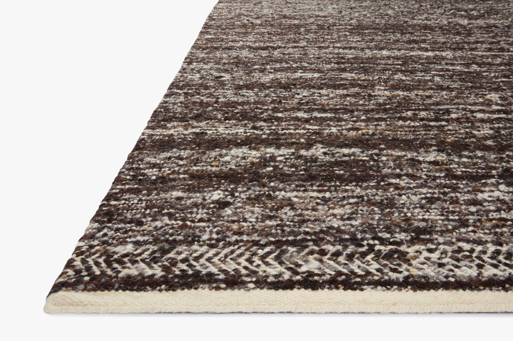 Loloi Reyla Collection - Contemporary Hand Woven Rug in Mocha & Ivory (RLA-01)