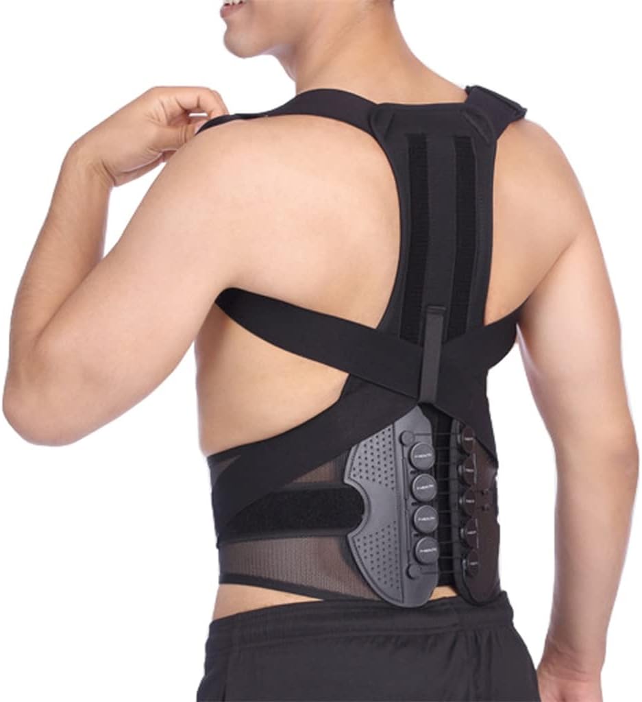 Pulley System Clavicle Support Belt Shoulder Lumbar Back Brace Scoliosis Posture Corrector Correcting Kyphosis(L Code)