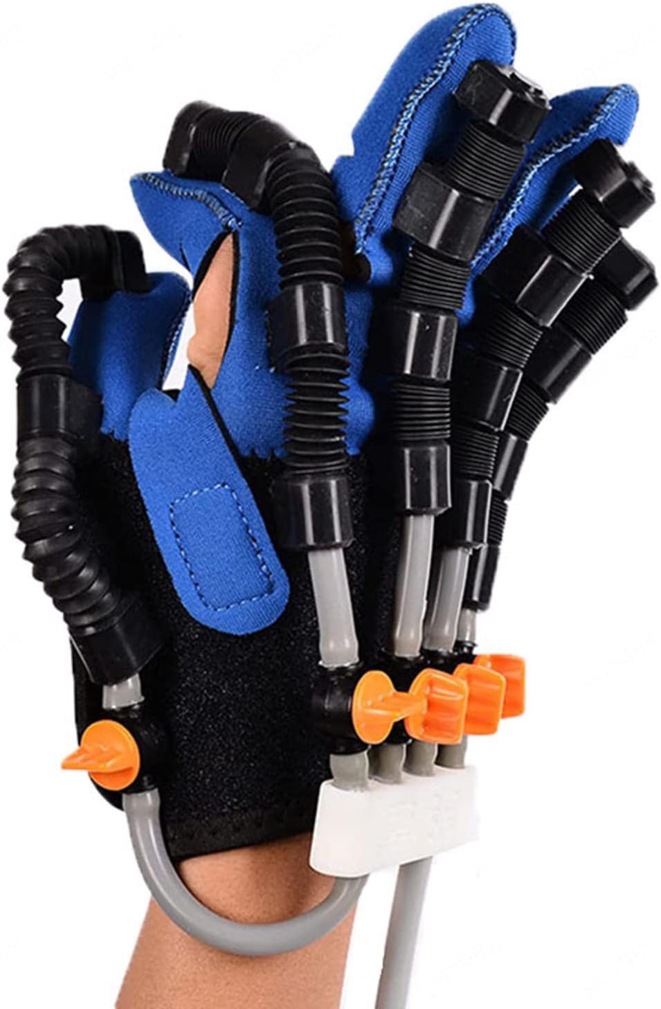 Stroke Hand Splint Assistive Gloves Hemiplegia Finger Rehabilitation Trainer Robot Gloves for Stroke Hemiplegia Hand Function Recovery,Left-XL