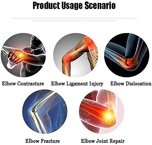 Cubital Tunnel Syndrome Elbow Brace Splint To Treat Pain From Ulnar Nerve Entrapment, Hyperextended Elbow Prevention And Arm Immobilizer,Left