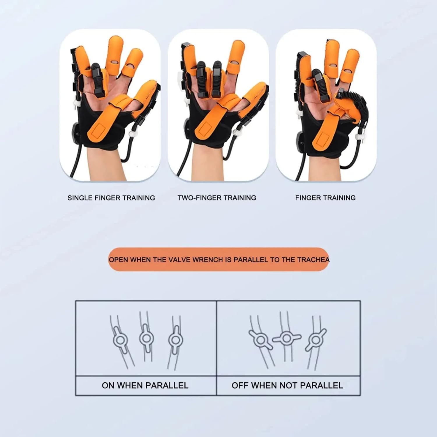 Rehabilitation Robot Gloves 1 Pair, AI Smart Chip Integrated Touch Screen Electric Rehabilitation Gloves, for Both Hand Function Recovery(Size:L Code,Color:Left+Right)