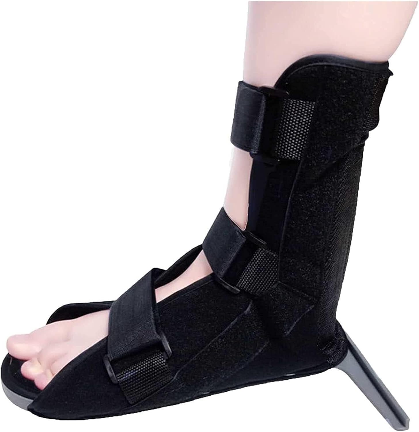 Walking boots fracture boots broken foot fracture anti rotation ankle walking boot splint fixation orthosis for inversion foot stabilizer boot brace support ankle brace(Small)
