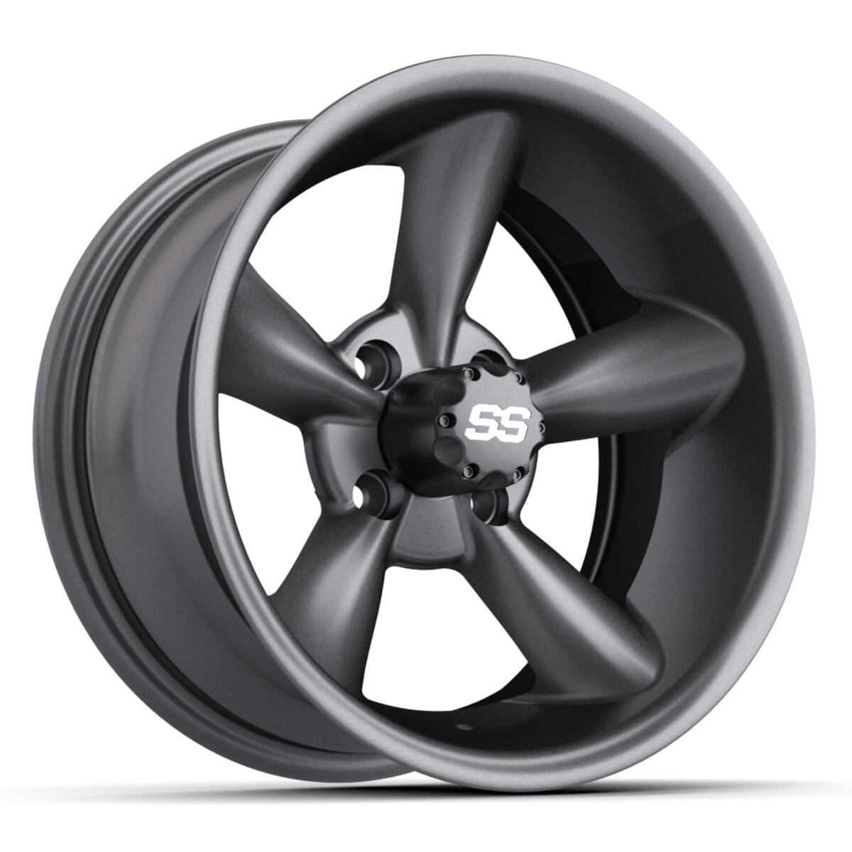 14×7 GTW® Godfather Wheel – Matte Gray