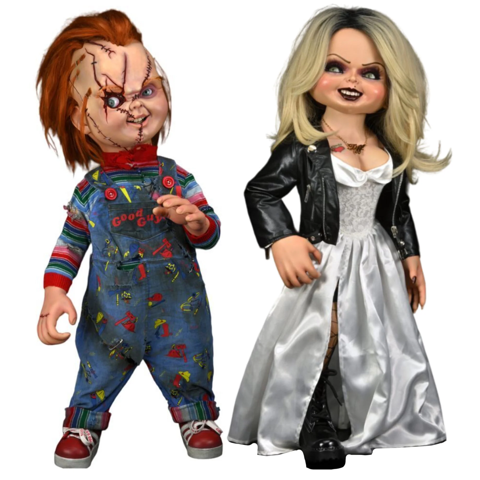 NECA - Child's Play Bride of Chucky Life-Size (Chucky and Tiffany) Bundle