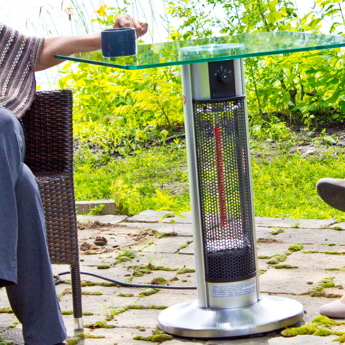 Ener-G+ Square Bistro-Style Infrared Table Heater