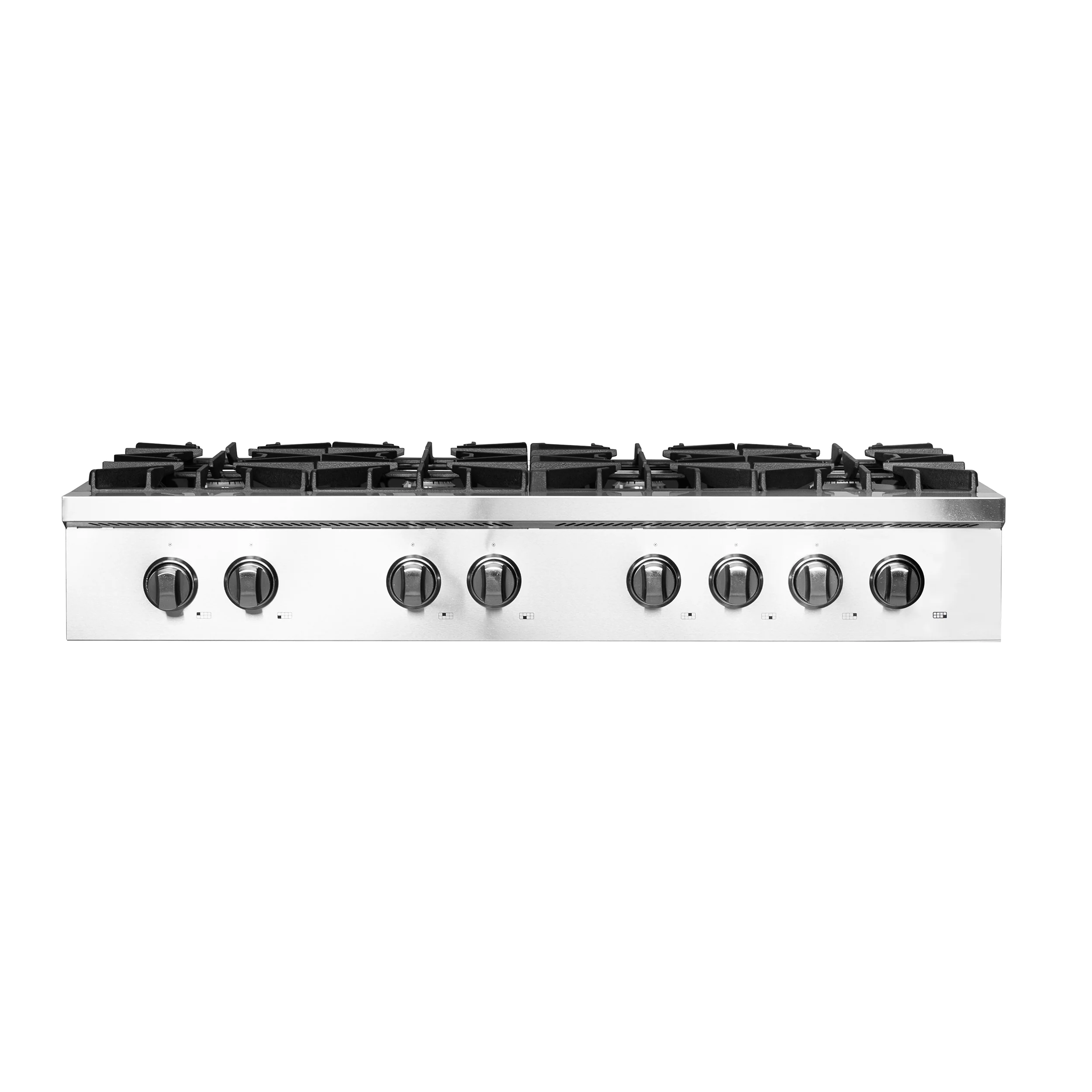 Forno Lseo 48-Inch Gas Rangetop, 8 Burners, Griddle in Stainless Steel (FCTGS5737-48)