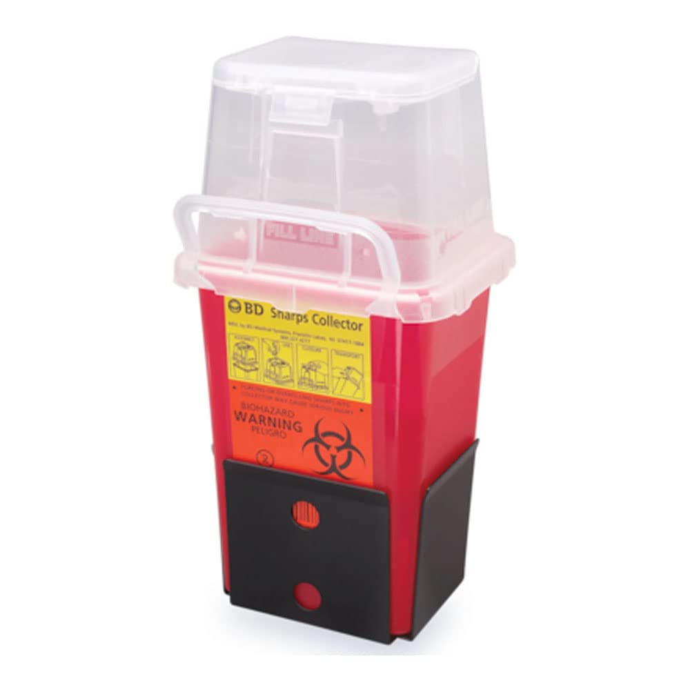 BD 305487 Phlebotomy Nestable Sharps Collector, 4-3/4