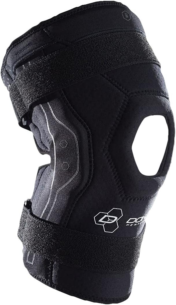 DonJoy Performance Bionic Knee Brace – Hinged, Adjustable Patella Support, Lateral/Medial Ligament (ACL, MCL, LCL), Meniscus, Knee Sprains