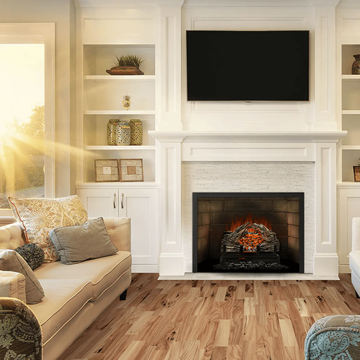 Napoleon Woodland Electric Fireplace Insert/Log Set