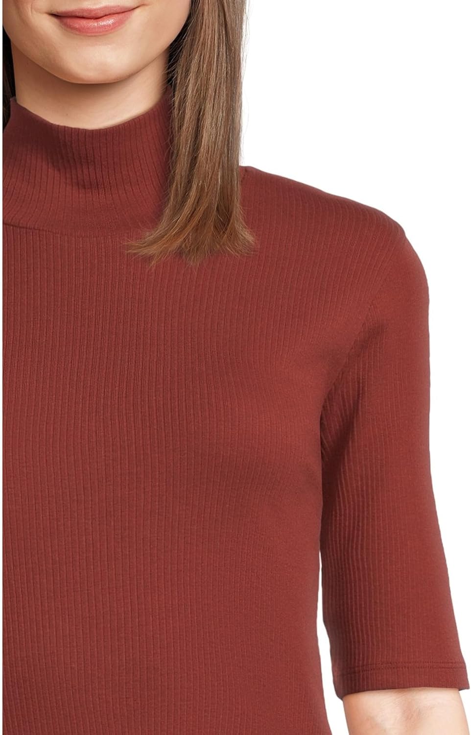 Vince Women's Elbow SLV Turtleneck