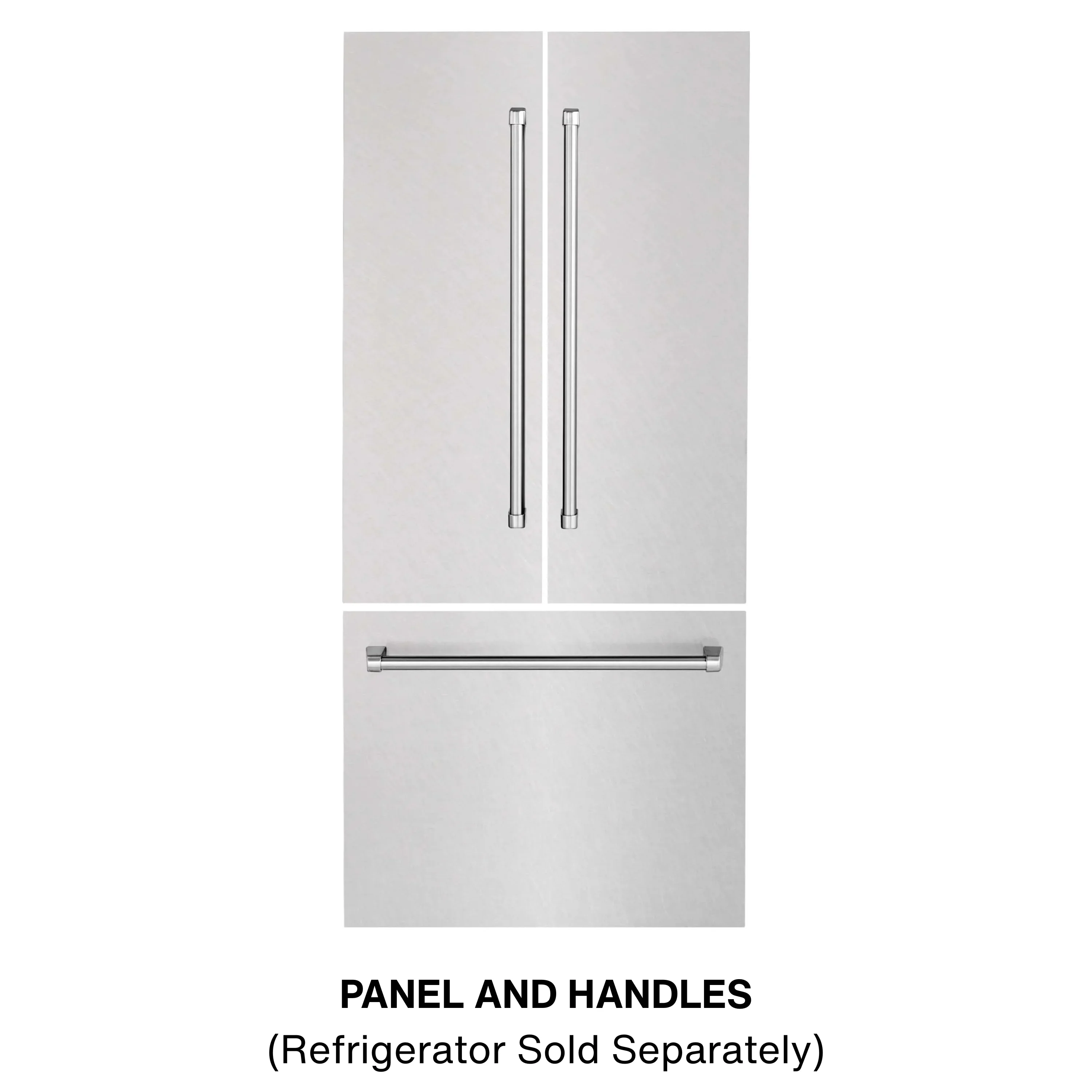 ZLINE 36-Inch Refrigerator Panels in Fingerprint Resistant Stainless Steel for RBIV 36-Inch Built-in Refrigerator (RPBIV-SN-36)