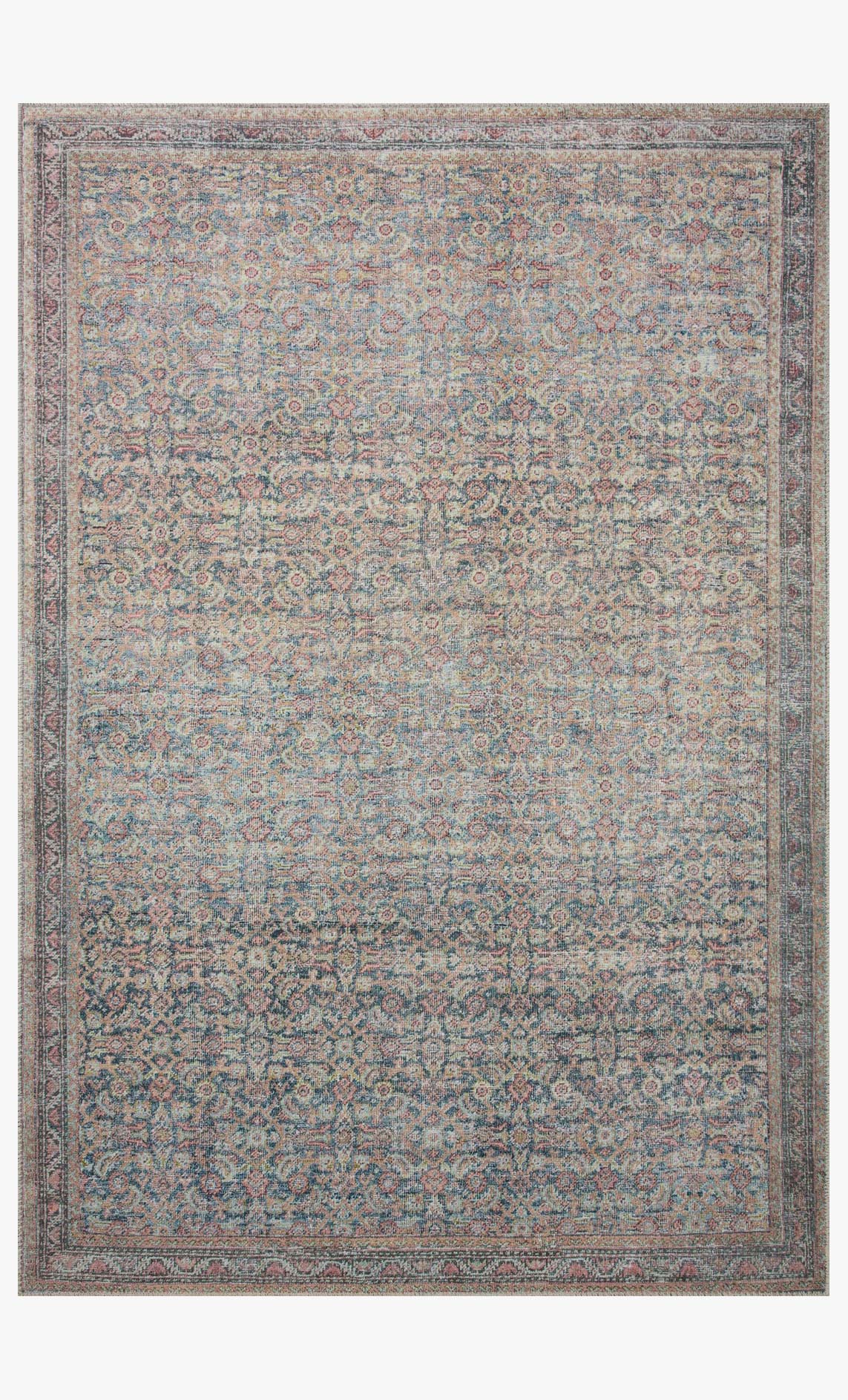 Loloi II Adrian Collection - Traditional Power Loomed Rug in Denim (ADR-04)