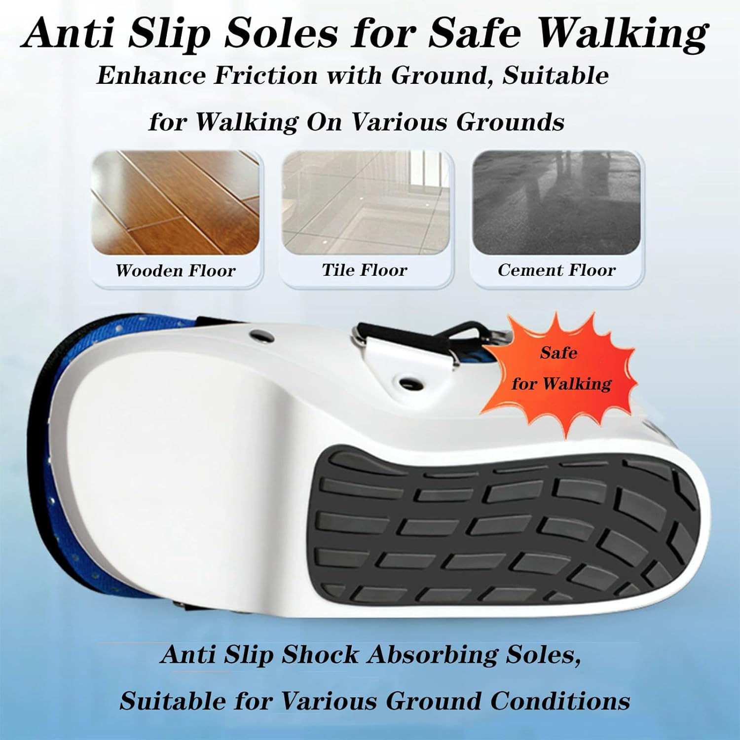 SFKLYU Foot Drop Fixation Walker Fracture Boot Fixation Brace Ankle Foot Orthosis Support Splint for Foot or Ankle Injuries, Foot Fractures or Sprains,Left,S