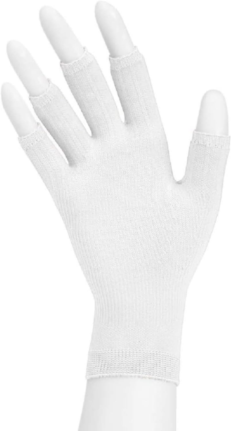 Juzo 20-30 mmHg Soft Seamless Glove, Left White, L