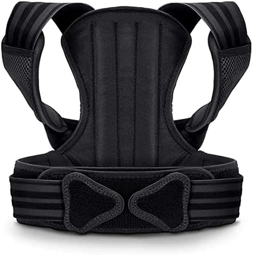 KouRy Adjustable Posture Corrector for Men and Women - Spine and Back Support, Pain Relief for Neck, Back, Shoulders - Easy-to-Wear Brace