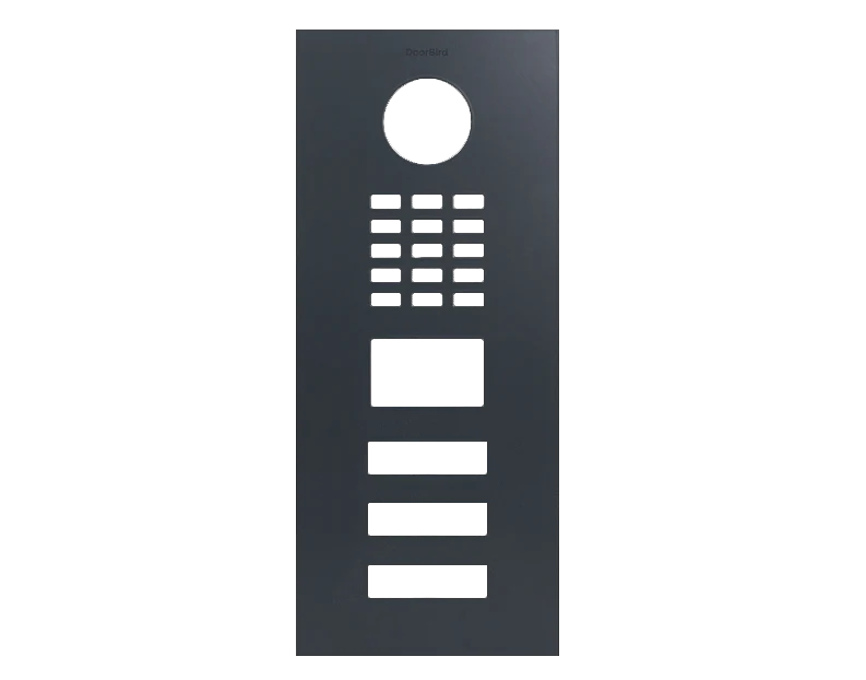 DoorBird Front Panel for D2103V in Anthracite Grey, RAL 7016