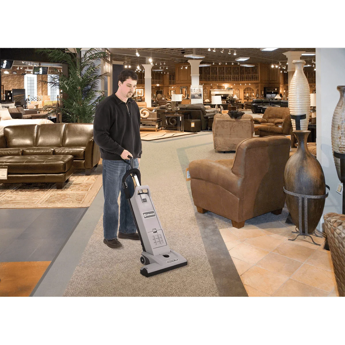 Nilfisk Advance Spectrum HEPA Upright Commercial Vacuum