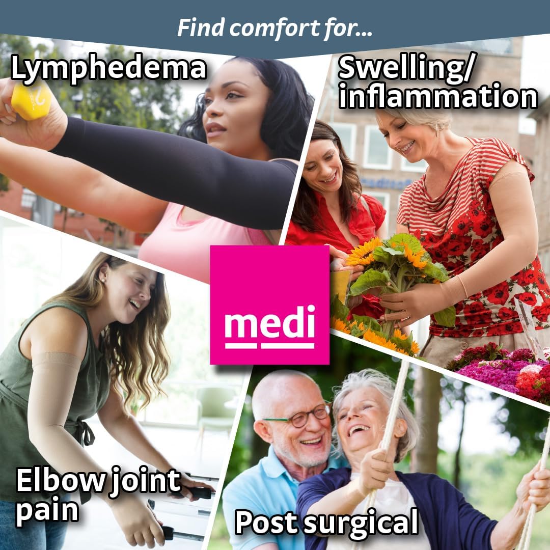 mediven Harmony Seamless Lymphedema Compression Glove 30-40 mmHg for Men & Women
