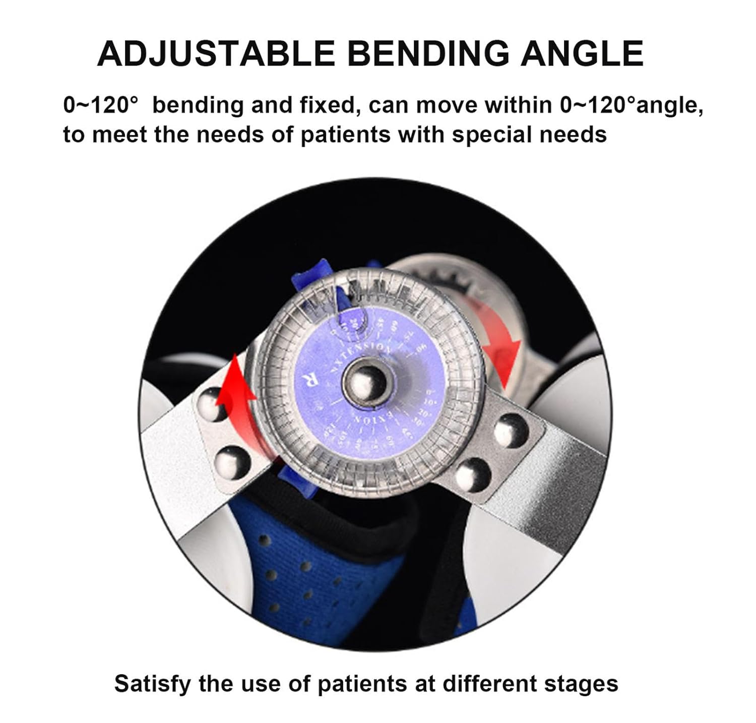 Adjustable ROM Hinged Knee Brace with Side Leg Stabilizers, Post Op Knee Support Orthosis Immobilizer for Women And Men Knee Pain Left Leg And Right Leg,Right (Right