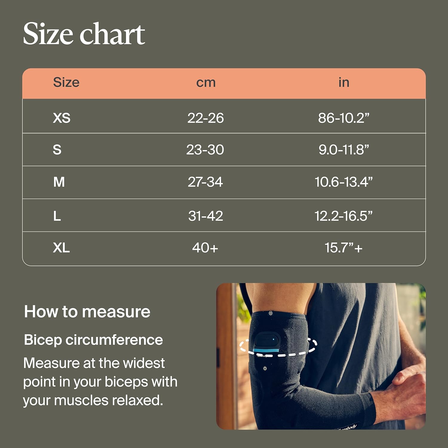 Therabody RecoveryPulse Arm - Compression and Vibration Sleeve for On The Go Relief, Reduce Soreness and Pain in Arms, Increase Flexibility (Medium)