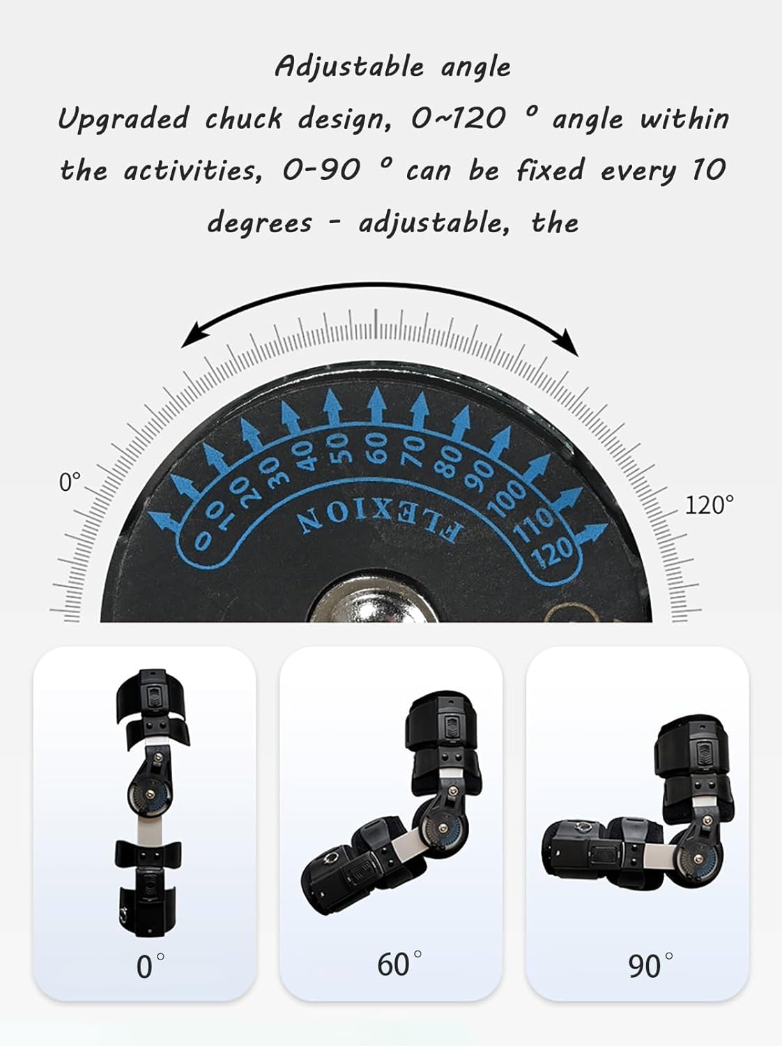 Postoperative Elbow Sleeve Stabilizer with Adjustable Rom Hand Splint To Support Recovery from Postoperative Arm Injury Hinged Elbow Sleeve
