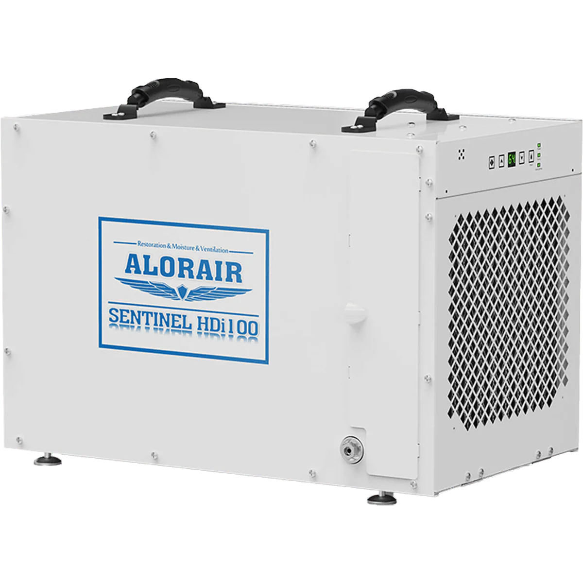 AlorAir Sentinel 100 Pint at AHAM Dehumidifier With Pump for Whole Home, Crawl Spaces, or Basements Up to 2,900 Sq. Ft.