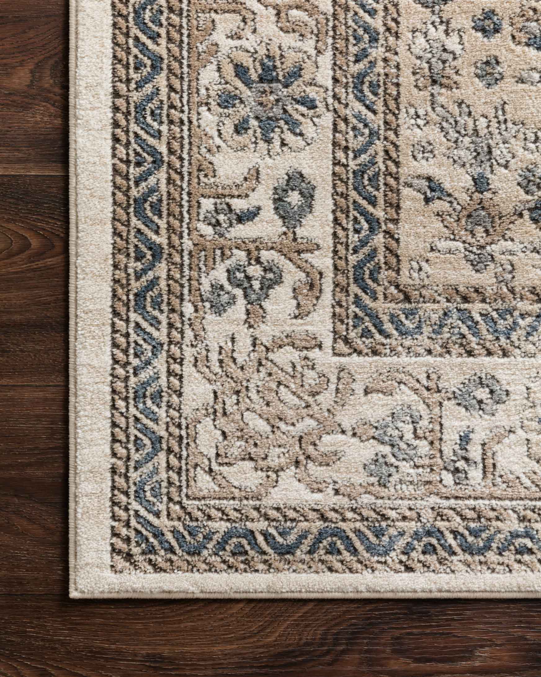 Loloi II Teagan Collection - - Power Loomed Rug in Oatmeal & Ivory (TEA-02)